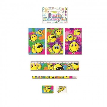 5 delige smilie set