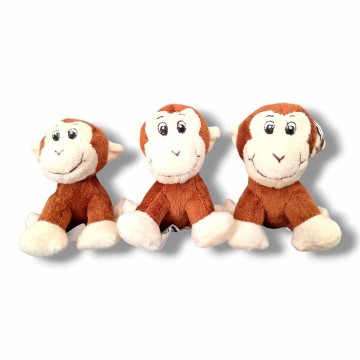 Aapjes pluche sleutelhanger