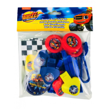 Blaze en de monsterwielen uitdeelcadeautjes