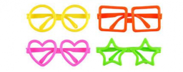 Brillen voor koek of donut traktatie