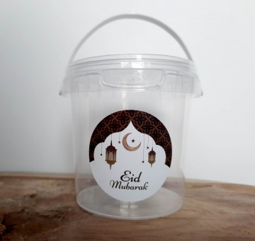 Emmertje sticker wit