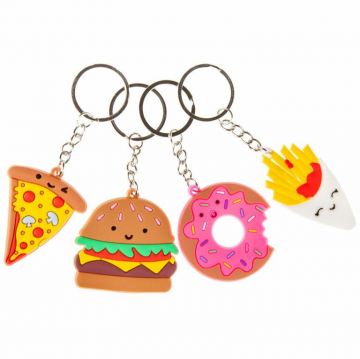 Fastfood sleutelhangers