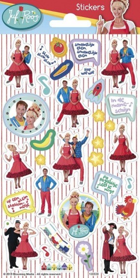 Juf roos stickers
