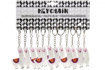 Lama alpaca sleutelhanger