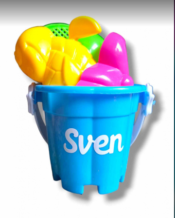 Mini emmertje zandbak traktatie