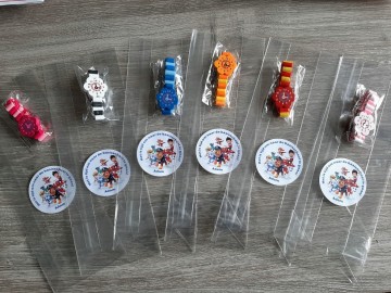 Paw patrol zakjes met horloge