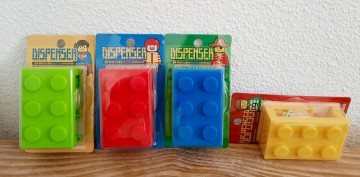 Plankbandhouder lego blokje