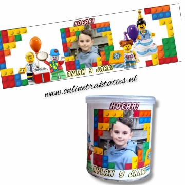 Pringles lego en eigen foto