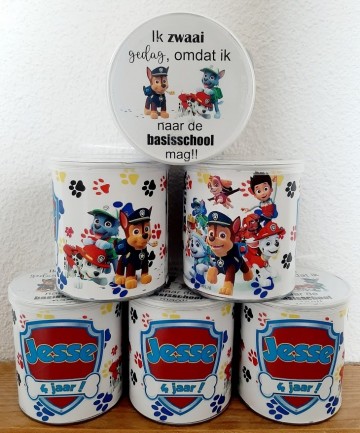 Pringles paw patrol afscheid peuterspeelzaal