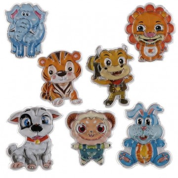 Puzzel doolhof dieren