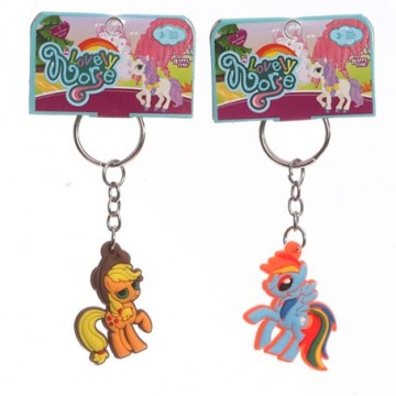 Regenboog pony sleutelhanger 72st 1
