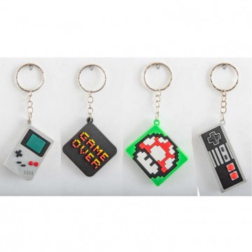 Retro game sleutelhangers