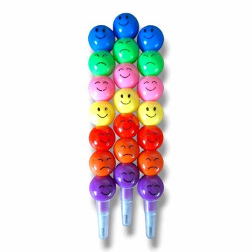 Smiley stapelpotlood traktatie