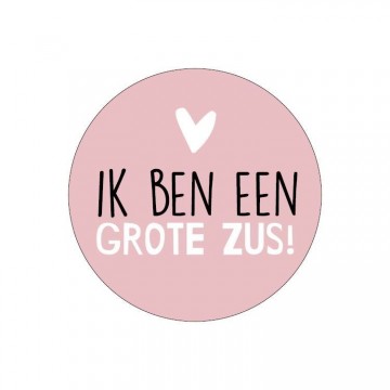 Sticker ik ben grote zus