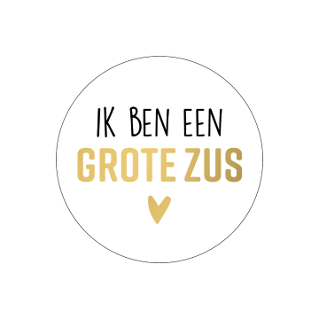 Sticker ik ben grote zus