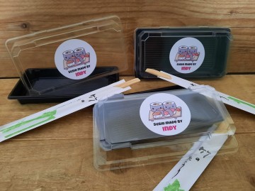 Sushi ronde sticker sushi kawaii