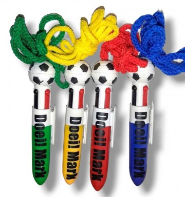 Voetbal pen met naam 0