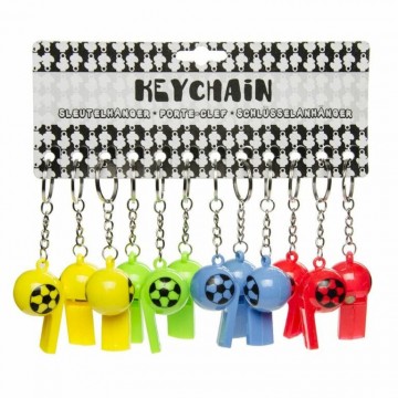 Voetbalfluit aan sleutelhanger