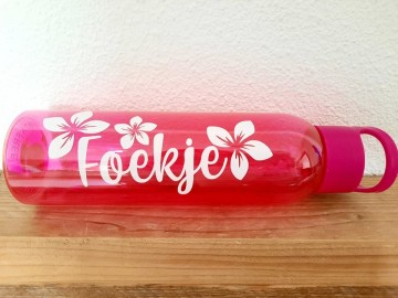 Waterfles met naam